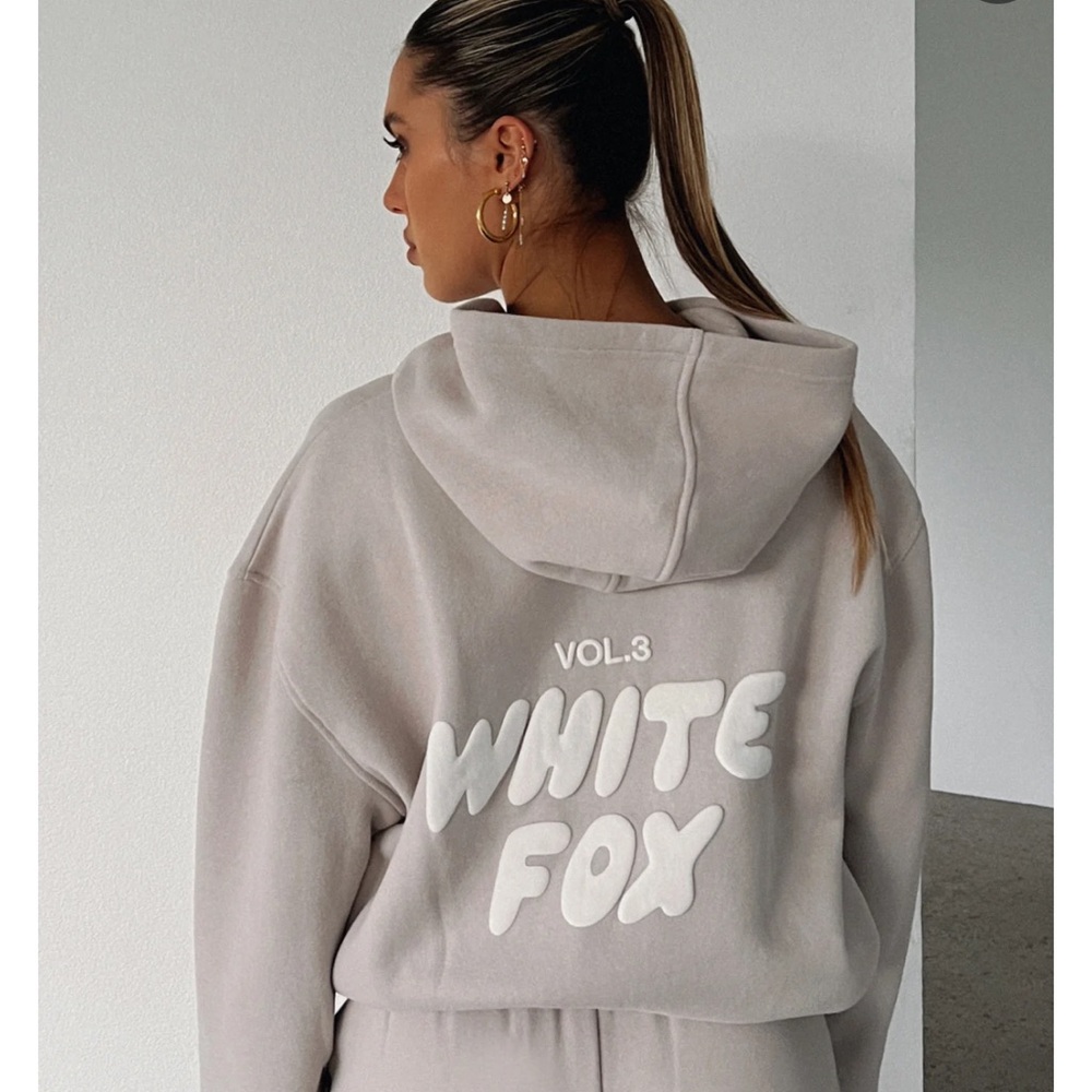 White Fox Offstage Hoodie Moon | Vol. 3 | XS/S | Like New